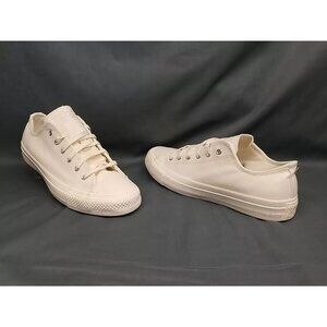 Converse Girls Chuck Taylor All Star Ox Sneakers Egret White Size 7 NEW IN BOX!